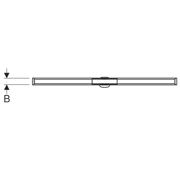 GEBERIT CLEANLINE20 DUS KANALI KAPAGI 30-90 CM PASLANMAZ CELIK 154.450.KS.1
