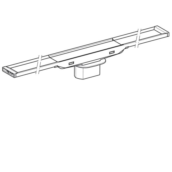GEBERIT CLEANLINE20 DUS KANALI KAPAGI 30-90 CM PASLANMAZ CELIK 154.450.KS.1