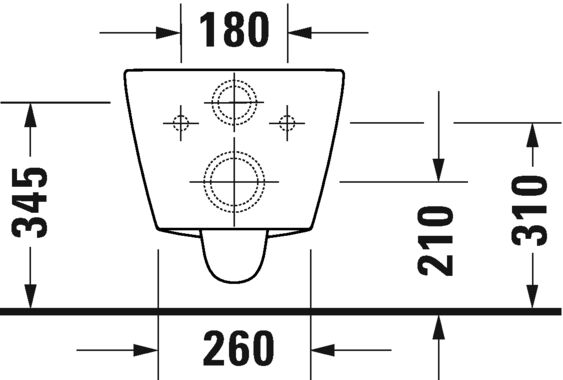 DURAVIT D-NEO ASMA KLOZET YIKAMA KANALSIZ 54*37 CM RIMLESS BEYAZ 2577390075