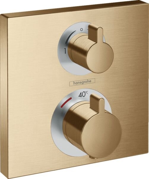 HANSGROHE ECOSTAT BANYO BATARYASI TERMOSTAT 2 CIKIS MAT BRONZ 15714140