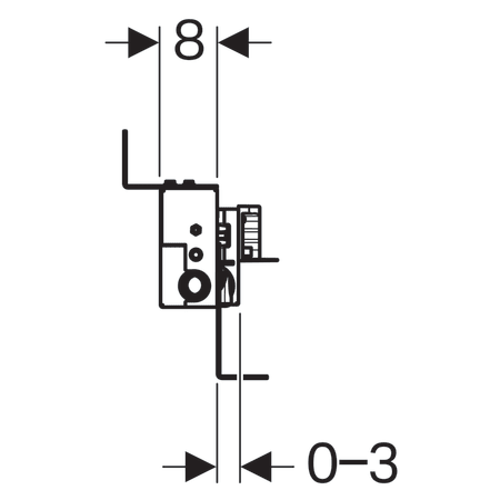 GEBERIT KOMBIFIX DUVAR SUZGECI 65 MM YUKSEKLIK 457.536.00.1