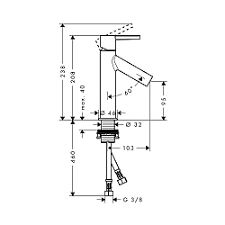 AXOR STARCK TEK KOLLU LAVABO BATARYASI PIRINC 10003950
