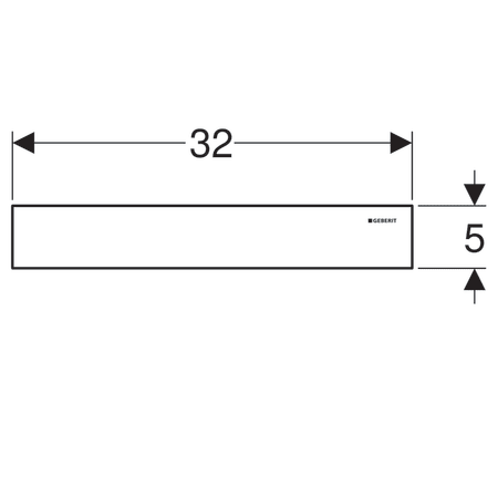 GEBERIT UNIVERSAL SUZGEC KAPAGI PASLANMAZ CELIK 154.336.FW.1