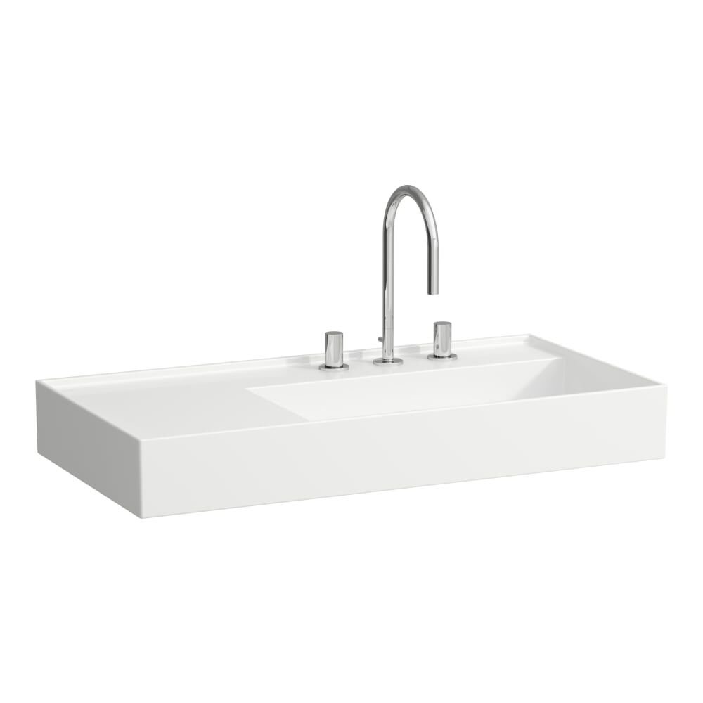LAUFEN KARTELL ETAJERLI LAVABO SOL  900x460 MM BEYAZ H8103390001111