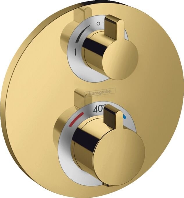 HANSGROHE ECOSTAT BANYO BATARYASI TERMOSTATIK 2 CIKIS PARLAK ALTIN 15758990