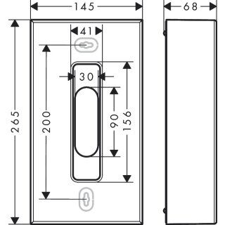 AXOR UNIVERSAL PECETELIK SIYAH KROM 42873330