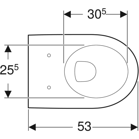 GEBERIT ICON ASMA KLOZET TAHARET FONKSIYONLU KAPALI FORM 501.003.00.1