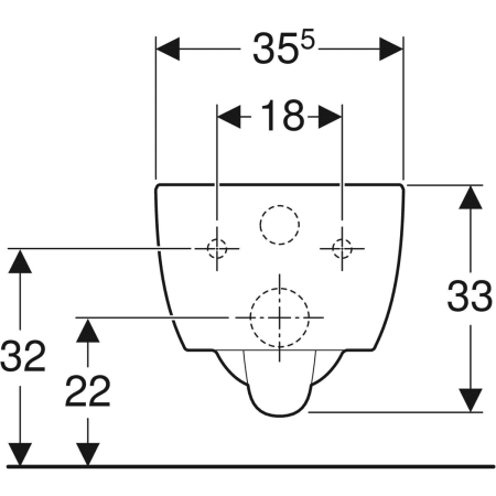 GEBERIT ICON ASMA KLOZET TAHARET FONKSIYONLU KAPALI FORM 501.003.00.1
