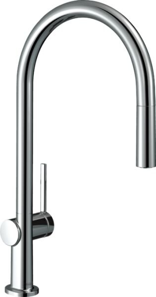 HANSGROHE TALIS M54 EVIYE BATARYASI TEK KOLLU 210 CEKILEBILIR GAGA 1 JET SBOX KROM 72803000