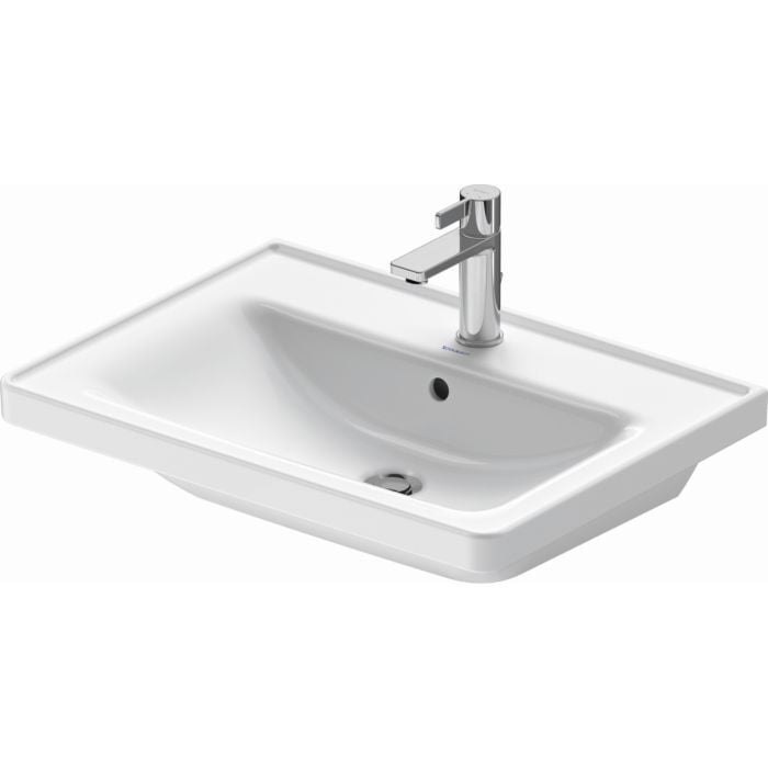 DURAVIT D-NEO ETAJERLI LAVABO 65 CM BEYAZ PARLAK  2367650000