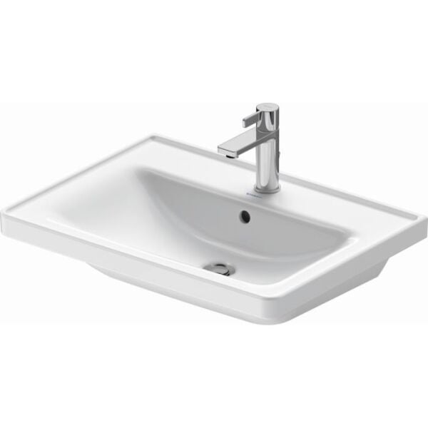 DURAVIT D-NEO ETAJERLI LAVABO 65 CM BEYAZ PARLAK  2367650000