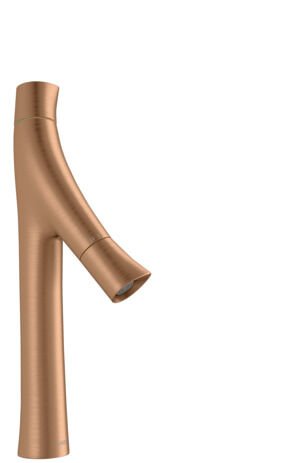 AXOR STARCK ORGANIC IKI KOLLU LAVABO BATARYASI 170 MM 2 VOLANLI MAT BRONZ 12012140