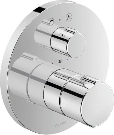 DURAVIT C.1 BANYO BATARYASI TERMOSTATIK 2 CIKISLI  C15200018010