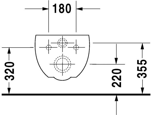 DURAVIT DURAPLUS ASMA KLOZET COLOMBA  2547390075