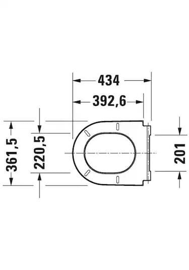 DURAVIT D-NEO KLOZET KAPAGI AMORTISORLU  0021690000