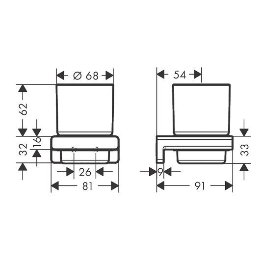 HANSGROHE ADDSTORIS DIS FIRCALIGI KROM 41749000