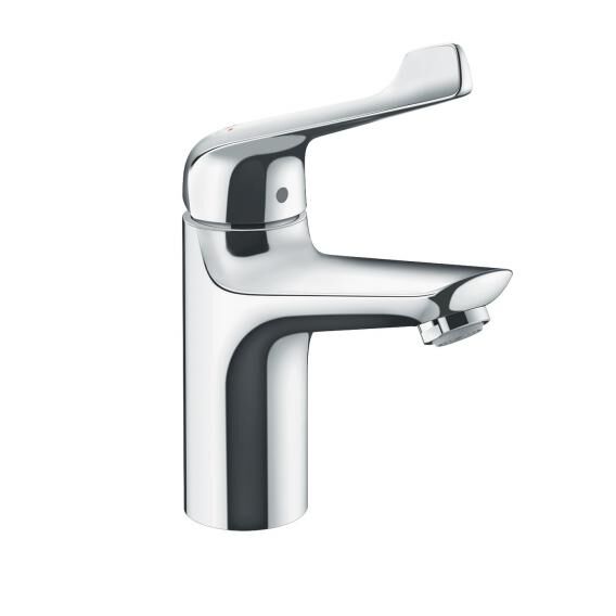 HANSGROHE NOVUS TEK KOLLU LAVABO BATARYASI 100MM KUMANDALI UZUN VOLAN KROM 71921000