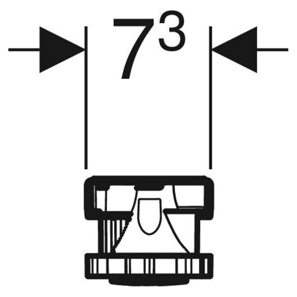 GEBERIT OLONA TEKNE DUS AYAK VE TRABERS SETI 140CM 554.961.00.1