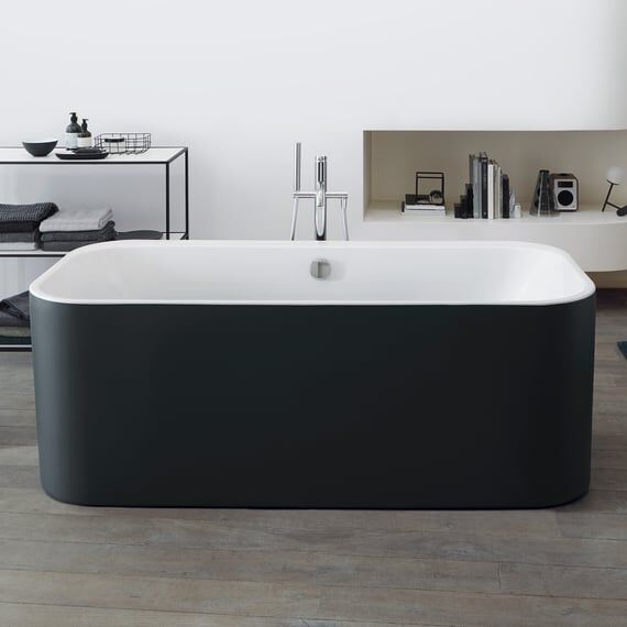 DURAVIT HAPPY D.2 PLUS KUVET 1800*800MM IC BEYAZ, DIS GRAFIT SUPER MAT 700453800000000