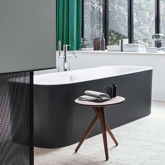 DURAVIT HAPPY D.2 PLUS KUVET 1800*800MM IC BEYAZ, DIS GRAFIT SUPER MAT 700453800000000