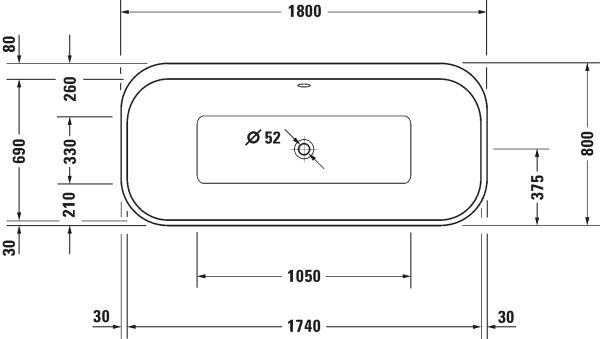 DURAVIT HAPPY D KUVET 180*80 HIDROMASAJLI HAVA SISTEM BEYAZ 760453000AS0000