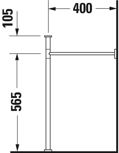 DURAVIT SCOLA METAL LAVABO KONSOLU 0030591000