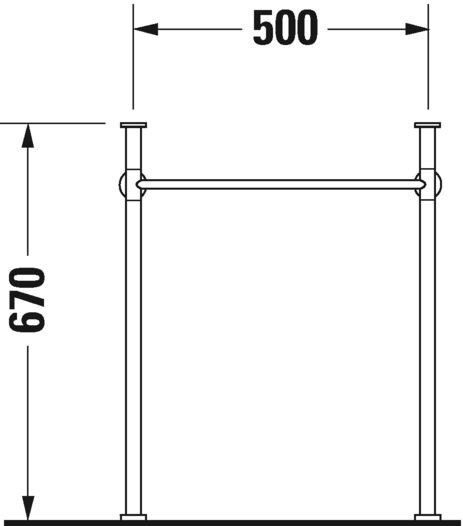 DURAVIT SCOLA METAL LAVABO KONSOLU 0030591000