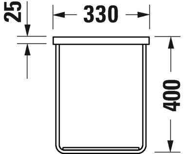 DURAVIT DURASQUARE ASMA METAL KONSOL MAT SIYAH 0031104600