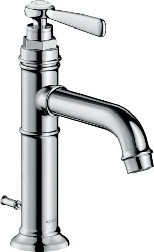 AXOR MONTREUX TEK KOLLU LAVABO BATARYASI 100 CUBUK VOLAN ILE KUMANDALI KROM 16515000
