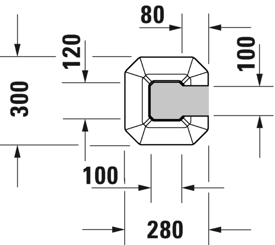 DURAVIT 1930 KOLON AYAK  0857900000