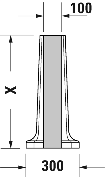 DURAVIT 1930 KOLON AYAK  0857900000