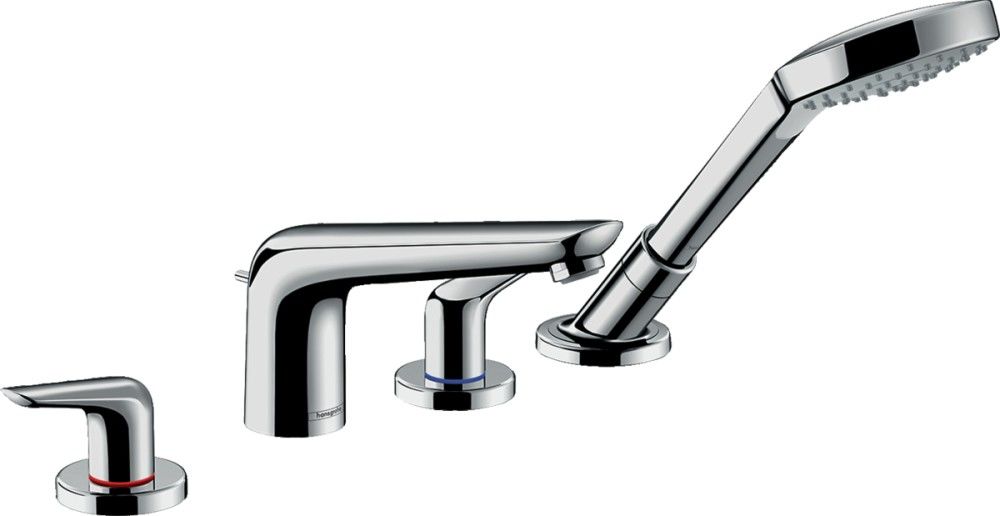 HANSGROHE NOVUS KUVET KENARI BATARYASI 4-DELIKLI KROM 71333000