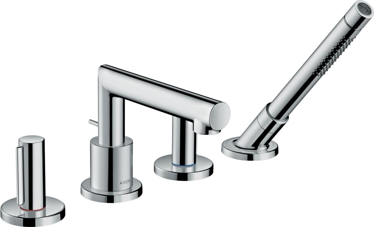 AXOR UNO KUVET KENARI BATARYASI 4-DELIKLI ZERO VOLAN KROM 45444000