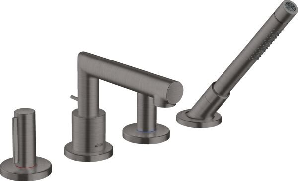 AXOR UNO KUVET KENARI BATARYASI 4-DELIKLI MAT SIYAH KROM 45444340