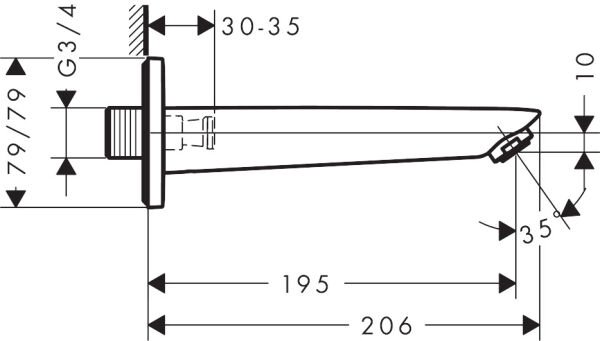 HANSGROHE LOGIS KUVET GAGASI 71410000