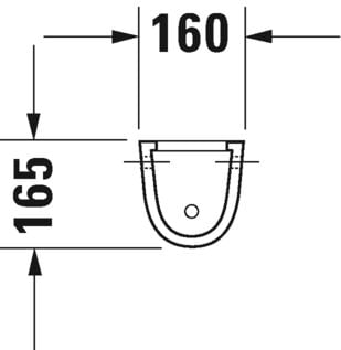 DURAVIT STARCK 3 YARIM AYAK 0865180000