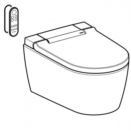 GEBERIT AQUACLEAN ASMA KLOZET COMFORT PARLAK 146.225.21.1