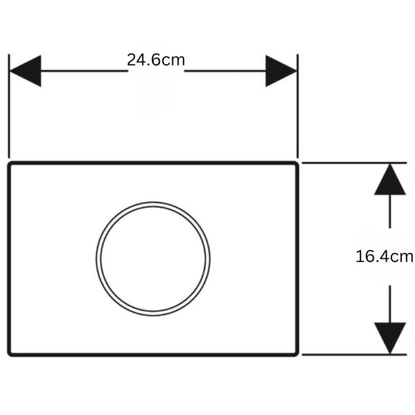 GEBERIT SIGMA10 KUMANDA KAPAGI FOTOSELLI TEMASSIZ  MAT/PARLAK 115.907.KH.6