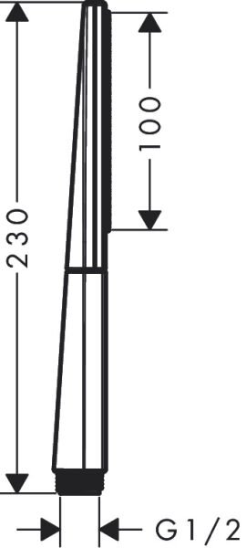 HANSGROHE RAINFINITY EL DUSU BATON 1JET BEYAZ 26866700