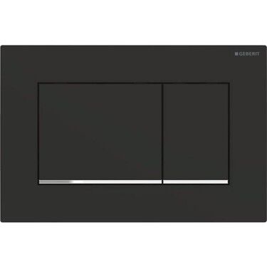 GEBERIT SIGMA30 KUMANDA KAPAGI CIFT BASMALI MAT SIYAH 115.883.14.1