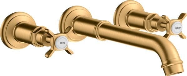 AXOR MONTREUX 3-DELIKLI LAVABO BATARYASI 225 MM GAGA MAT PIRINC 16532950