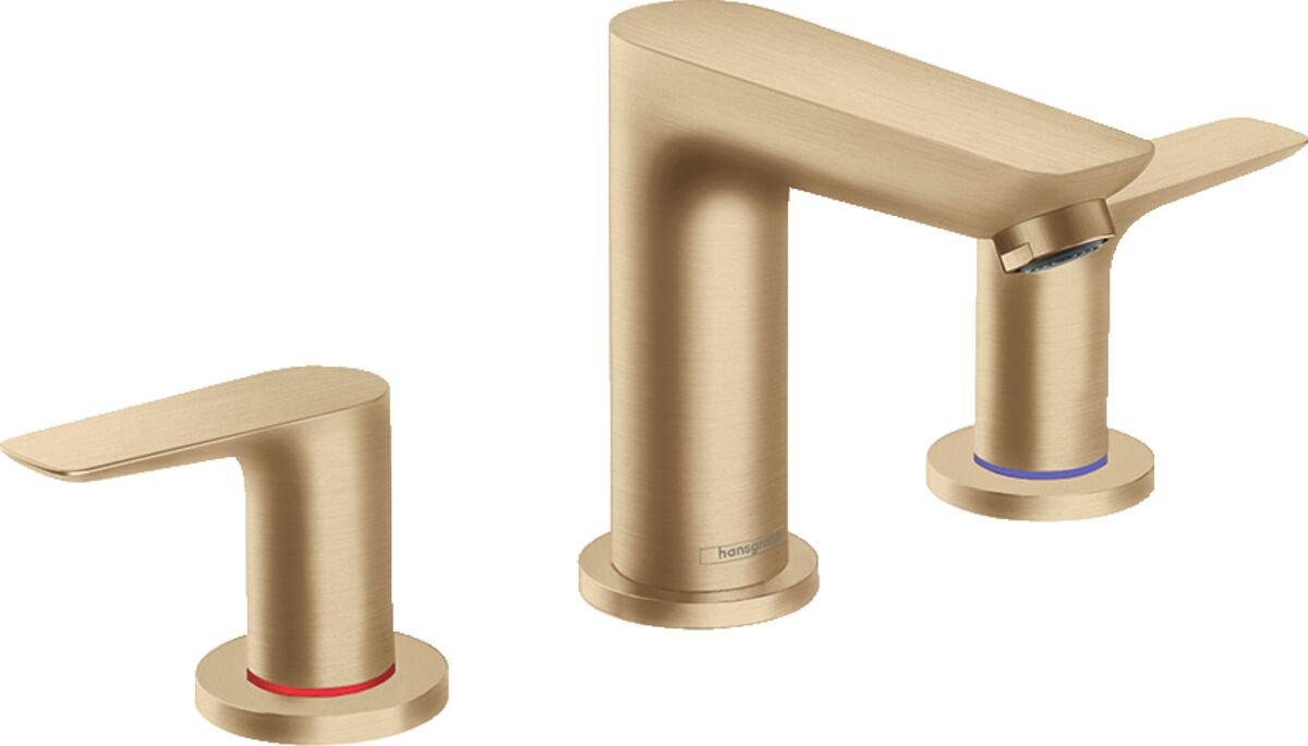 HANSGROHE TALIS E 3-DELIKLI LAVABO BATARYASI KUMANDALI MAT BRONZ 71733140