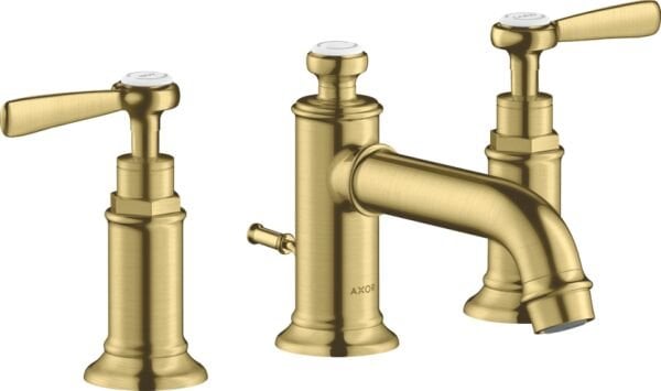 AXOR MONTREUX 3-DELIKLI LAVABO BATARYASI GIDER SETLI VE CUBUK VOLAN ILE MAT PIRINC 16535950