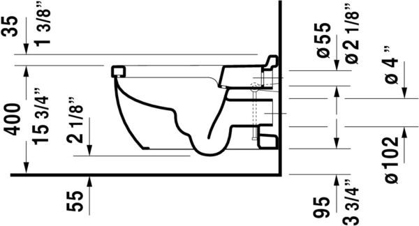 DURAVIT STARCK 3 ASMA KLOZET 2226090000