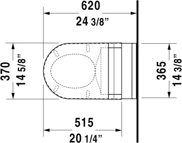 DURAVIT STARCK 3 ASMA KLOZET 2226090000