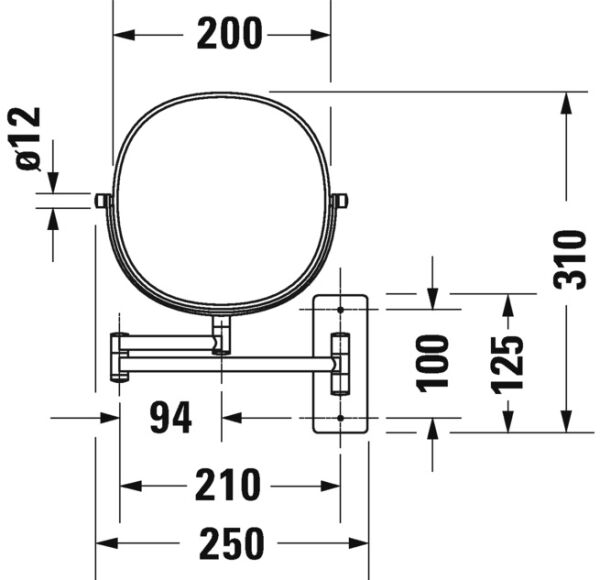 DURAVIT D-CODE MAKYAJ AYNASI  0099121000
