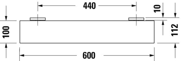 DURAVIT KARREE RAF CAM 0099501000