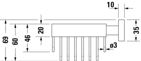 DURAVIT KARREE KATI SABUNLUK  140MM KROM 0099531000