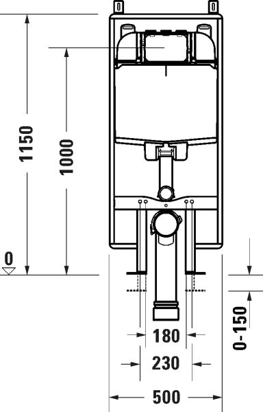 DURAVIT DURASTYLE GOMME REZERVUAR BASIC 1150*500*90 WD1031000000