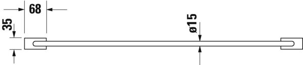 DURAVIT KARREE KUVET HAVLU ASKISI  0099601000